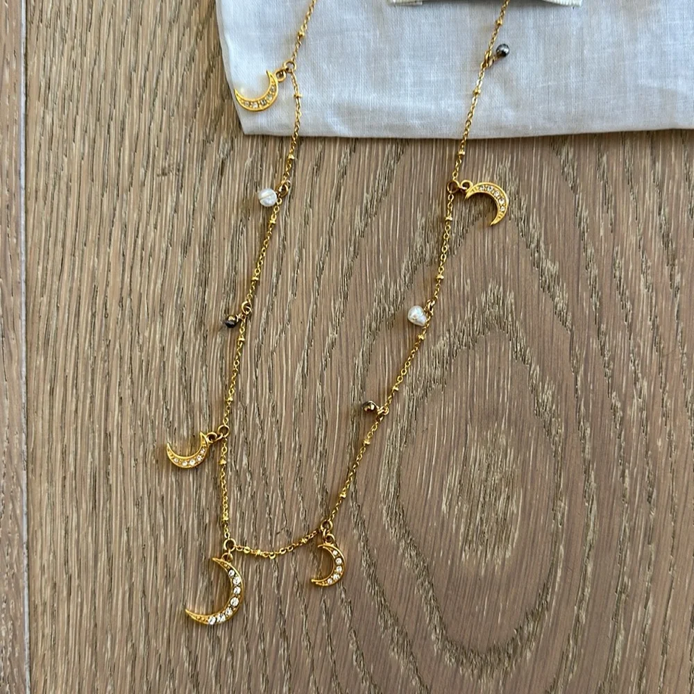 Sequin NYC Luna Convertible Chain Necklace